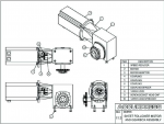 Sheet Follower Motor and Gearbox Assembly (Optional)